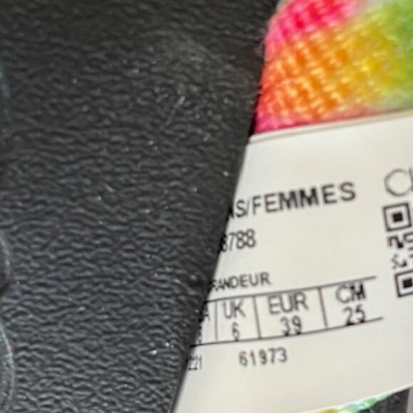 CHACO Chillos Flip Flop Dark Tie Dye Noir 8 M - Picture 15 of 16